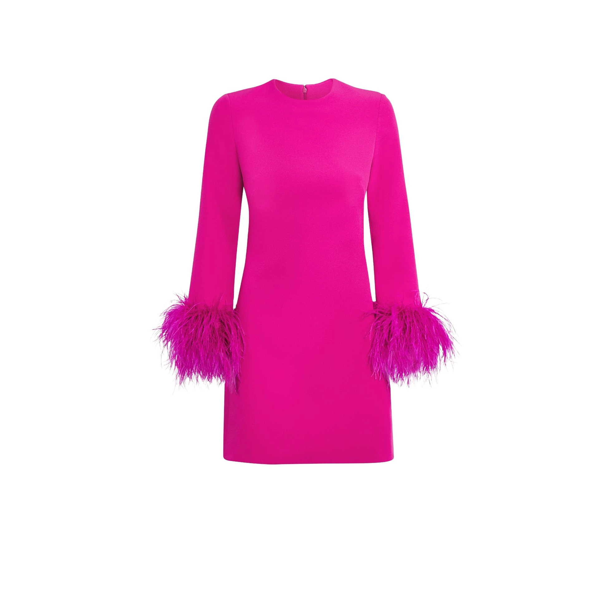 Safiyaa Rena Wild Strawberry Feather Trimmed Short Dress68518 nobg Safiyaa Rena Wild Strawberry Feather Trimmed Short Dress68518 nobg