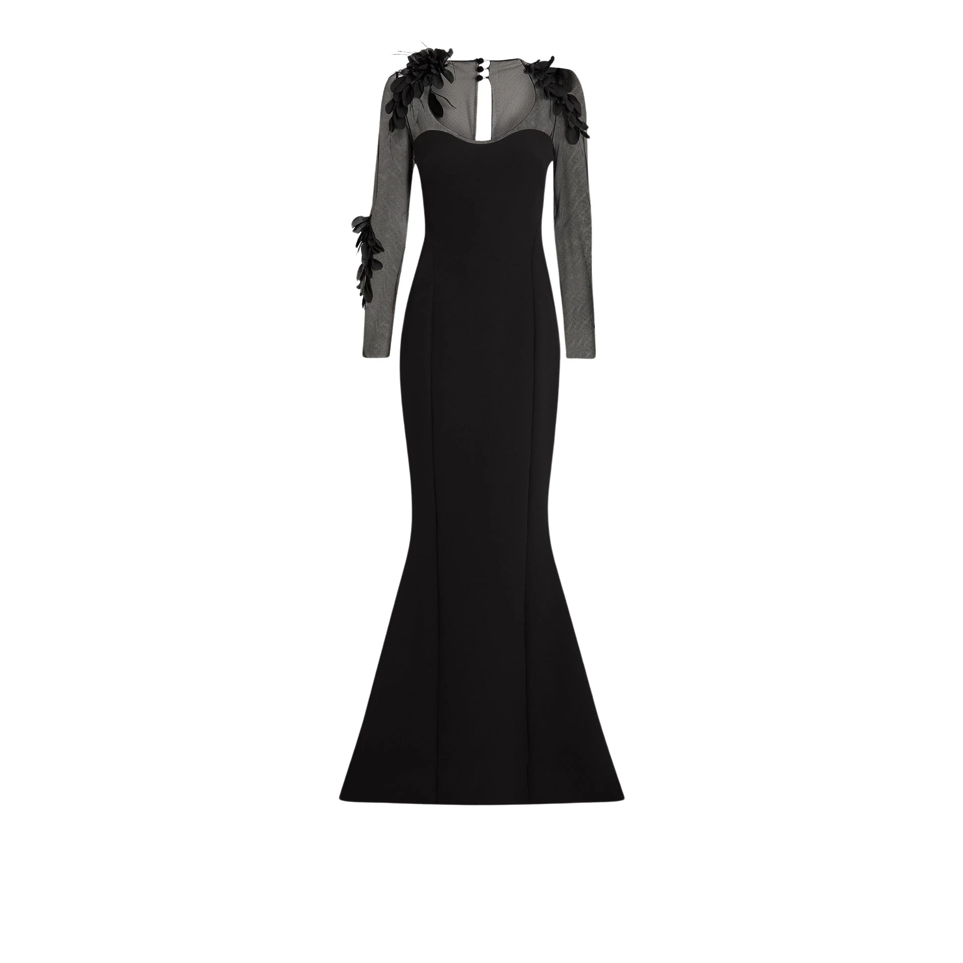 Safiyaa Rosel Black Long Dress18191 nobg Safiyaa Rosel Black Long Dress18191 nobg