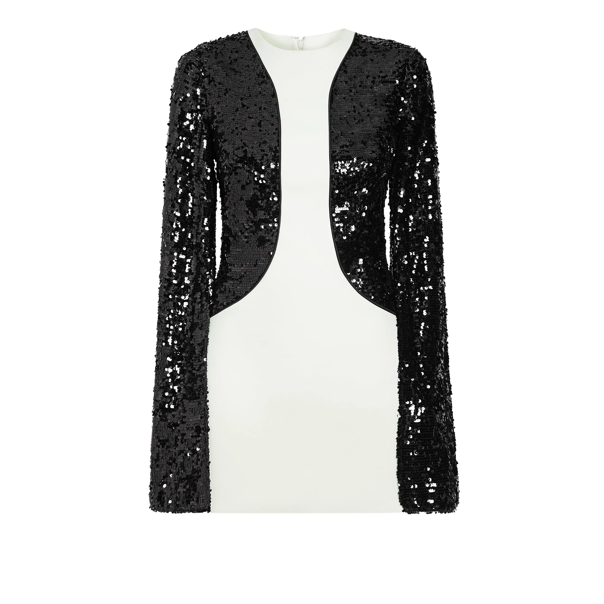 Safiyaa Rue Ivory Black Mini Dress18077 nobg Safiyaa Rue Ivory Black Mini Dress18077 nobg