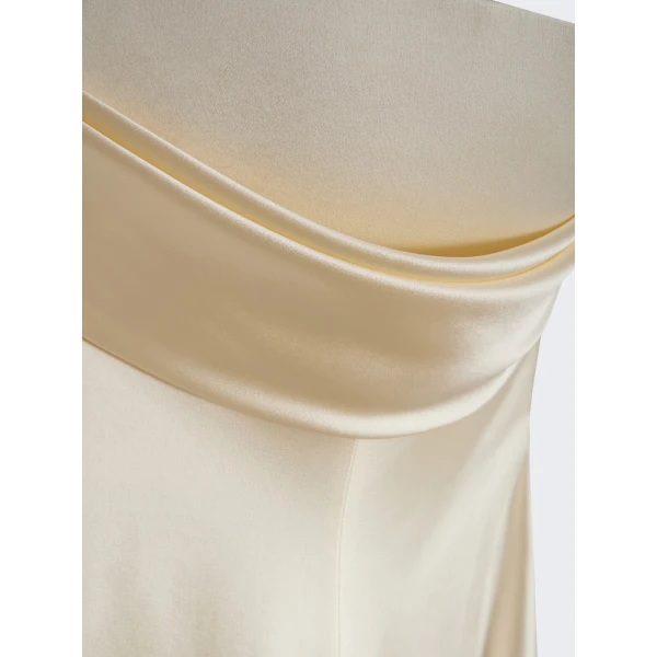 Draped Bustier Dress - Image 6