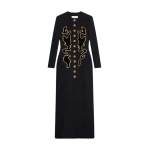 Schiaparelli Embroidered Crepe Coat Dress87864 nobg