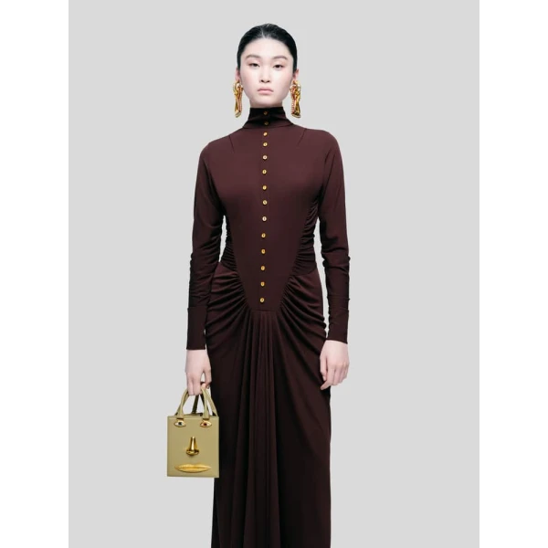 Long Draped Dress - Image 6