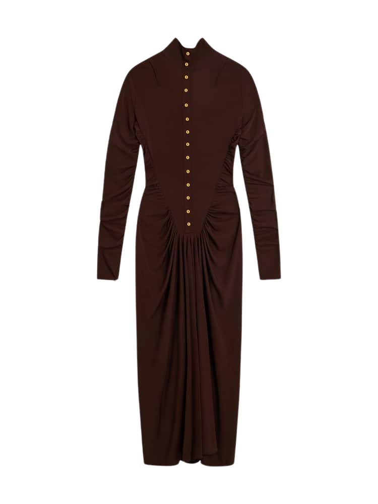 Schiaparelli Long Draped Dress46109 nobg