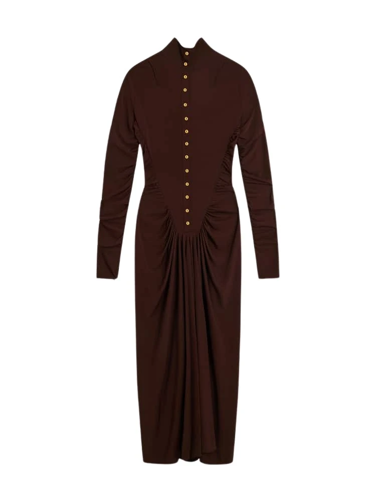 Schiaparelli Long Draped Dress46109 nobg Schiaparelli Long Draped Dress46109 nobg