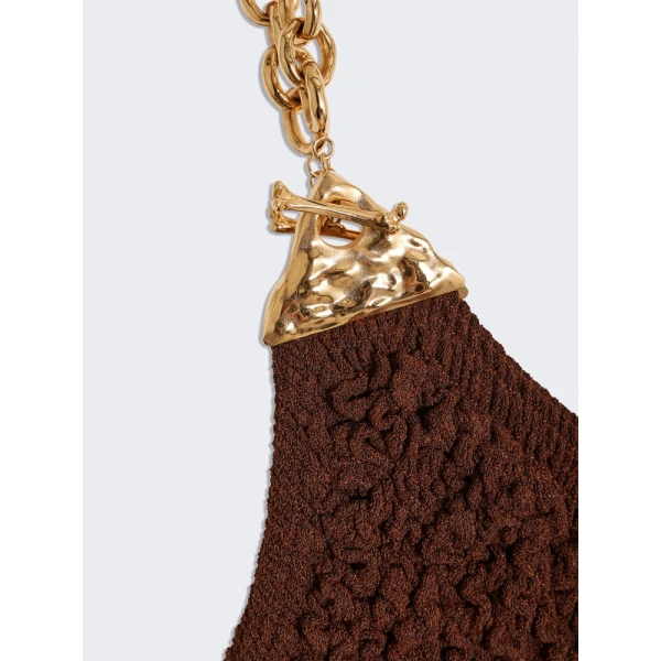 Smocked Knit Dress - Image 5