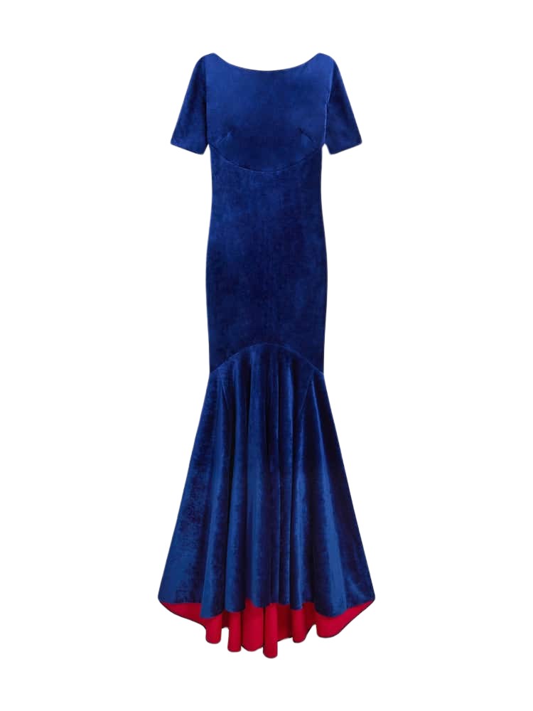 Schiaparelli Velvet Mermaid Dress59572 nobg
