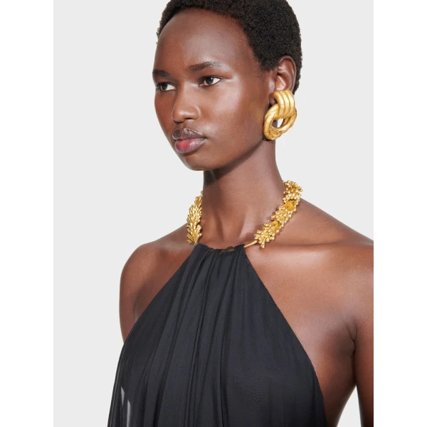 Wheat-Stalk Trapeze Dress - Image 5