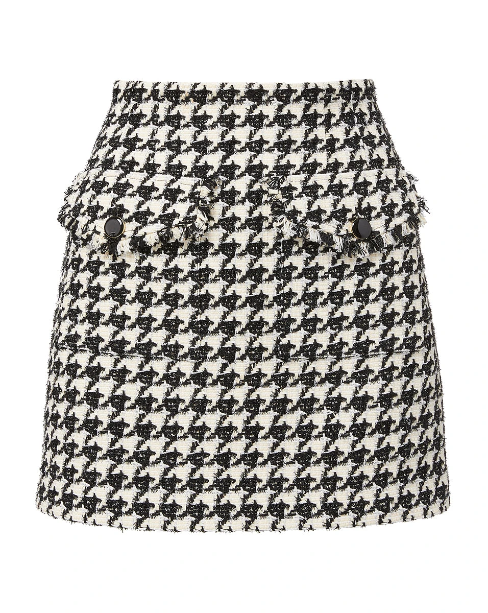 Veronica Beard Adriel Houndstooth Skirt Veronica Beard Skirts