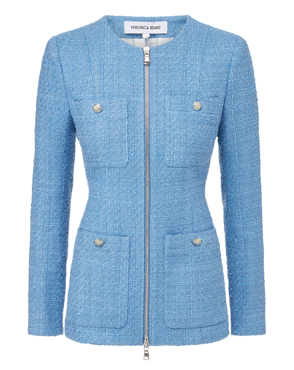 Veronica Beard Agni Tweed Dickey Jacket