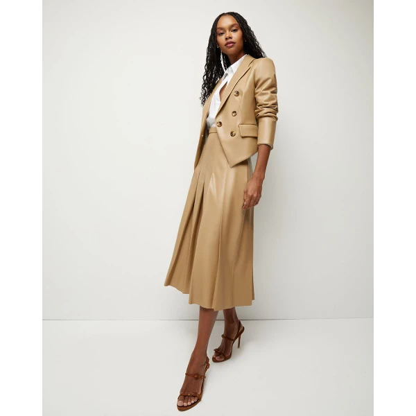 Cooke Vegan Leather Dickey Jacket - Image 7