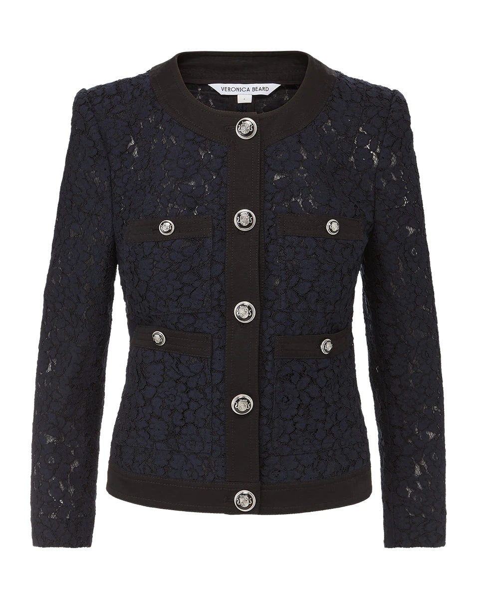 Veronica Beard Ferazia Lace Jacket Veronica Beard Jackets