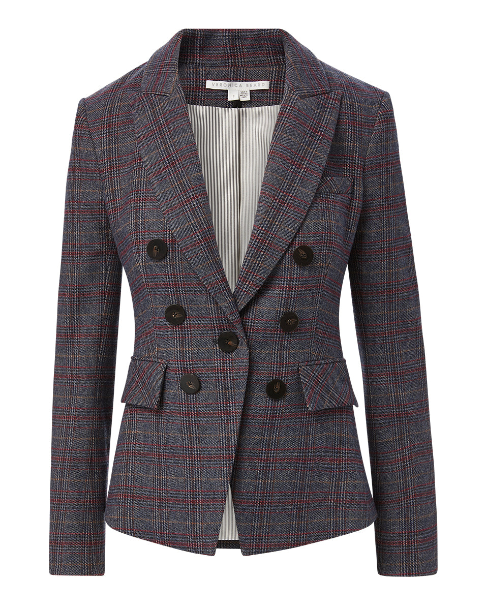 Veronica Beard Lawrence Plaid Dickey Jacket