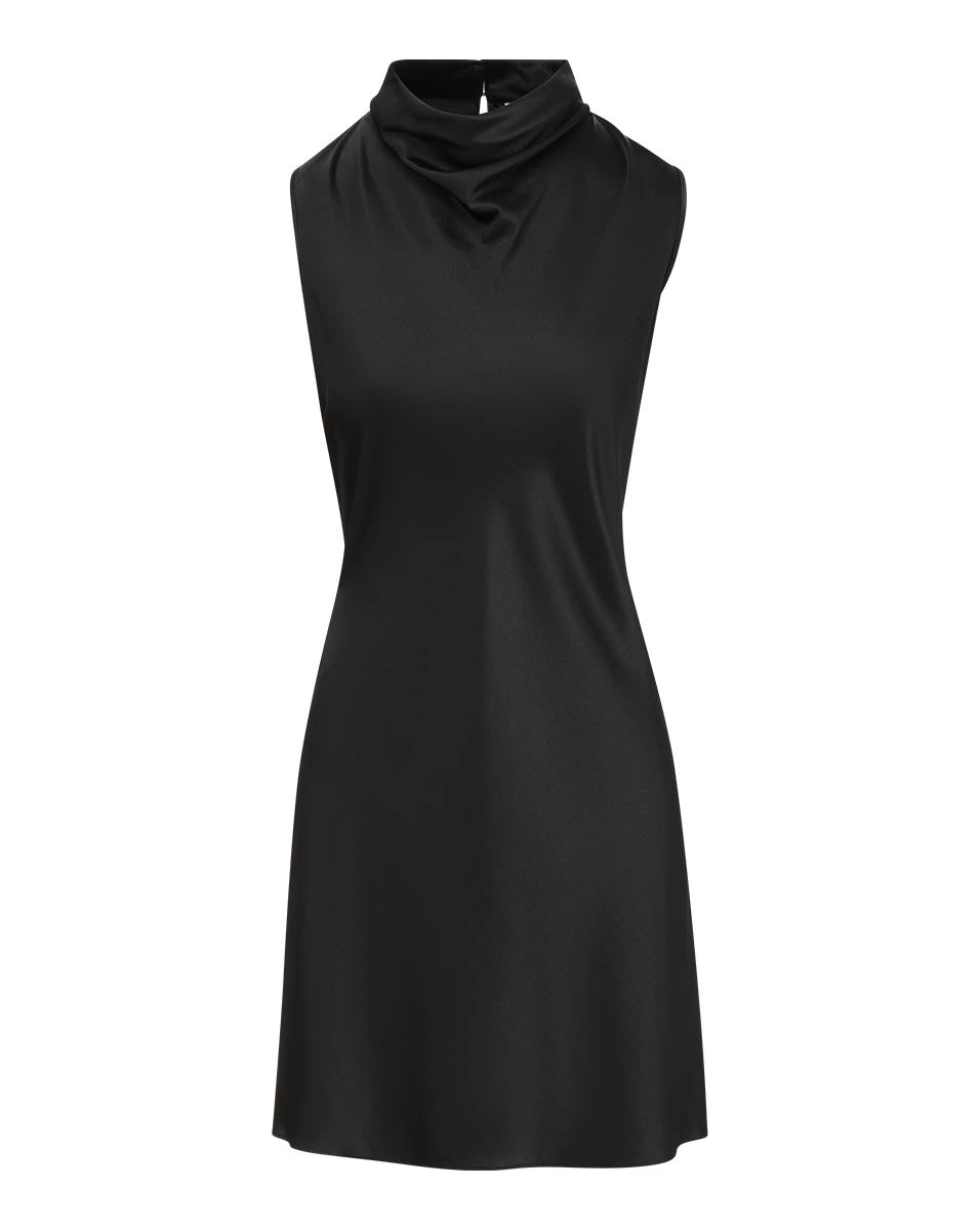Veronica Beard Maelle Stretch-Silk Charmeuse Minidress Dress