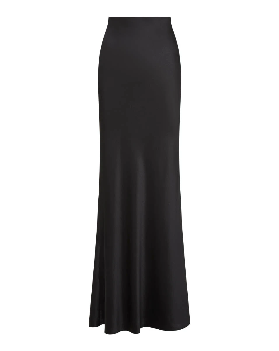Veronica Beard Medina Stretch-Silk Charmeuse Skirt Veronica Beard Skirts