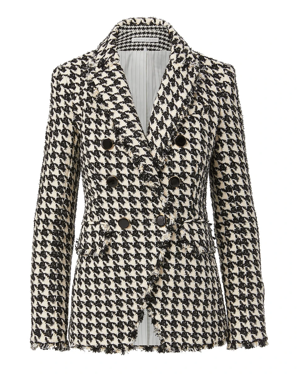 Veronica Beard Miller Houndstooth Dickey Jacket Veronica Beard Jackets