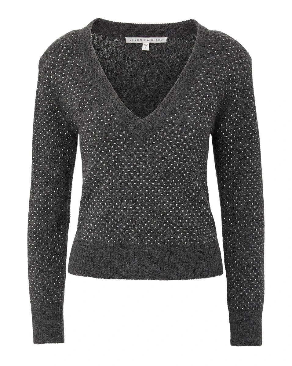 Veronica Beard Pablah Embellished Sweater Veronica Beard Knitwear