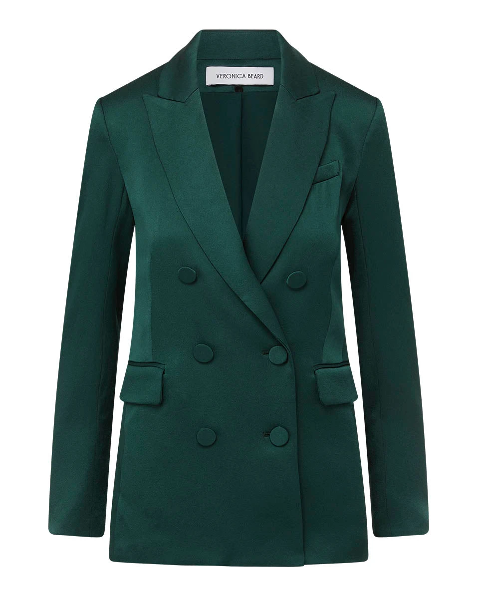 Veronica Beard Roche Satin Dickey Jacket Veronica Beard Jackets