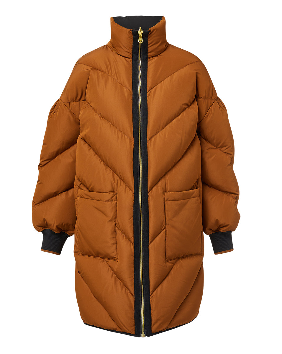 Veronica Beard Shanna Reversible Puffer Top
