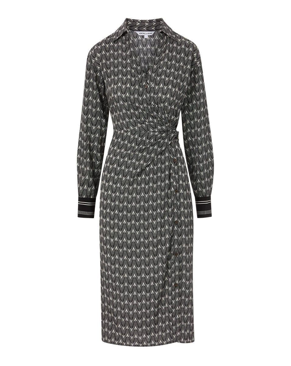 Veronica Beard Wright V-Logo Dress Veronica Beard Dresses