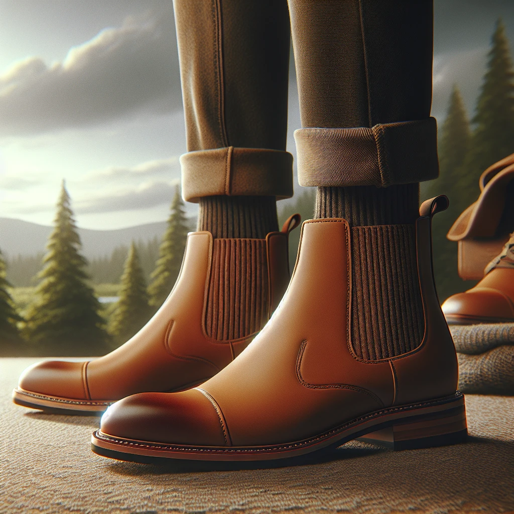how to style tan chelsea boots men