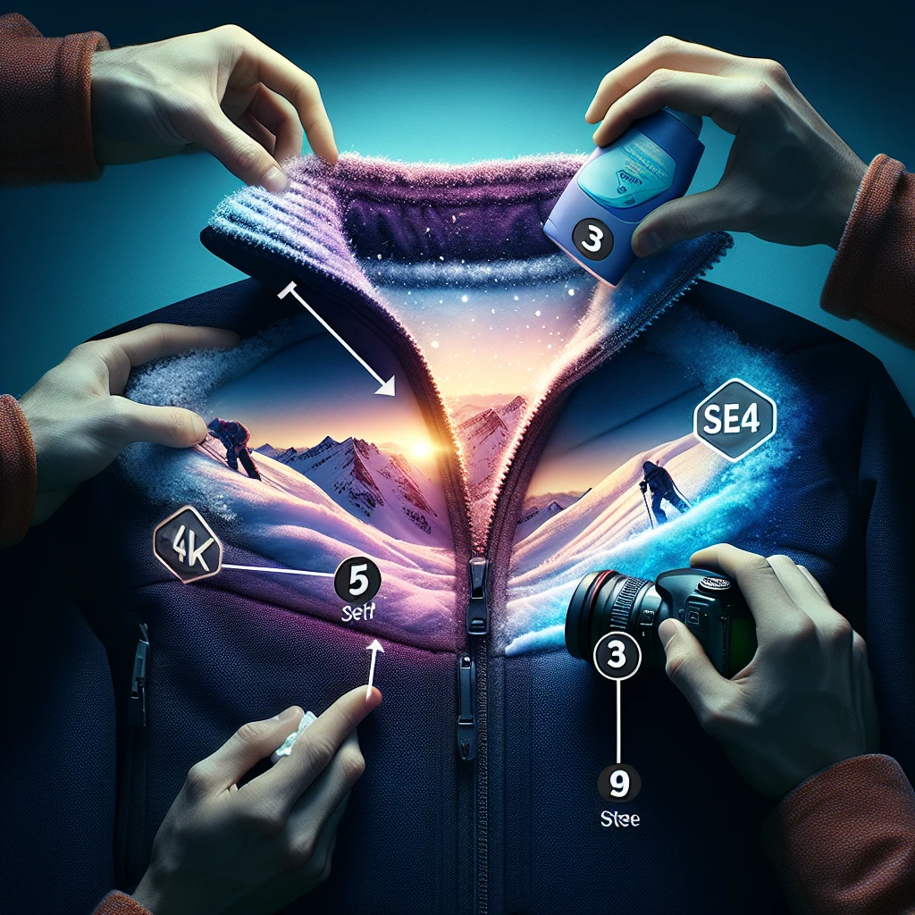 how to clean makeup off of collar of ski jacket