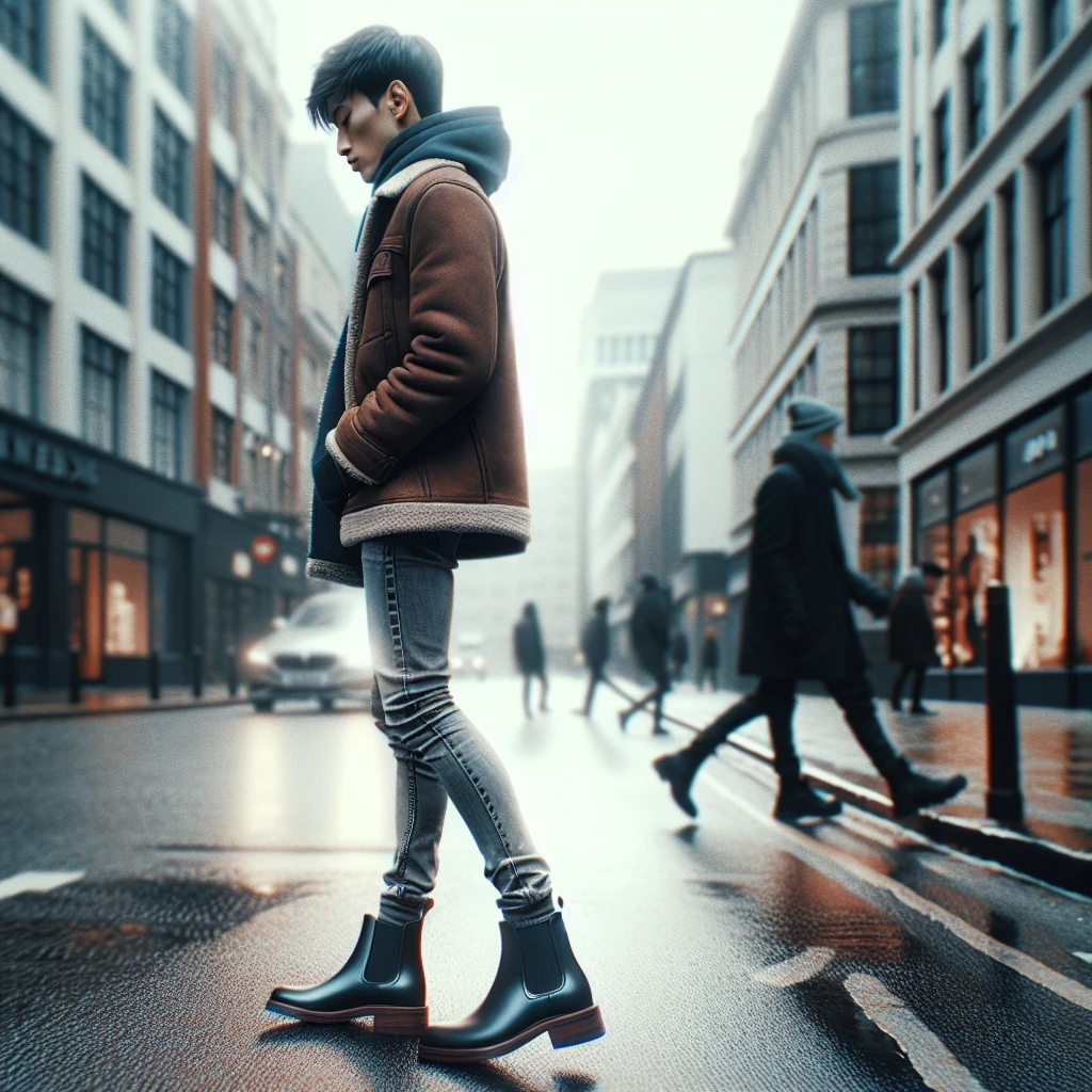 how to wear skinny jeans with chelsea boots for men