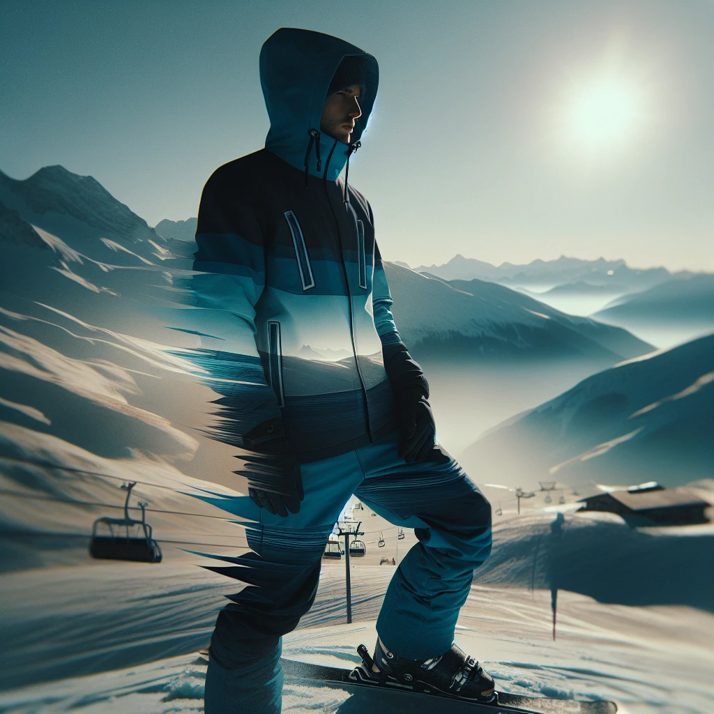blue ski jacket what color pants