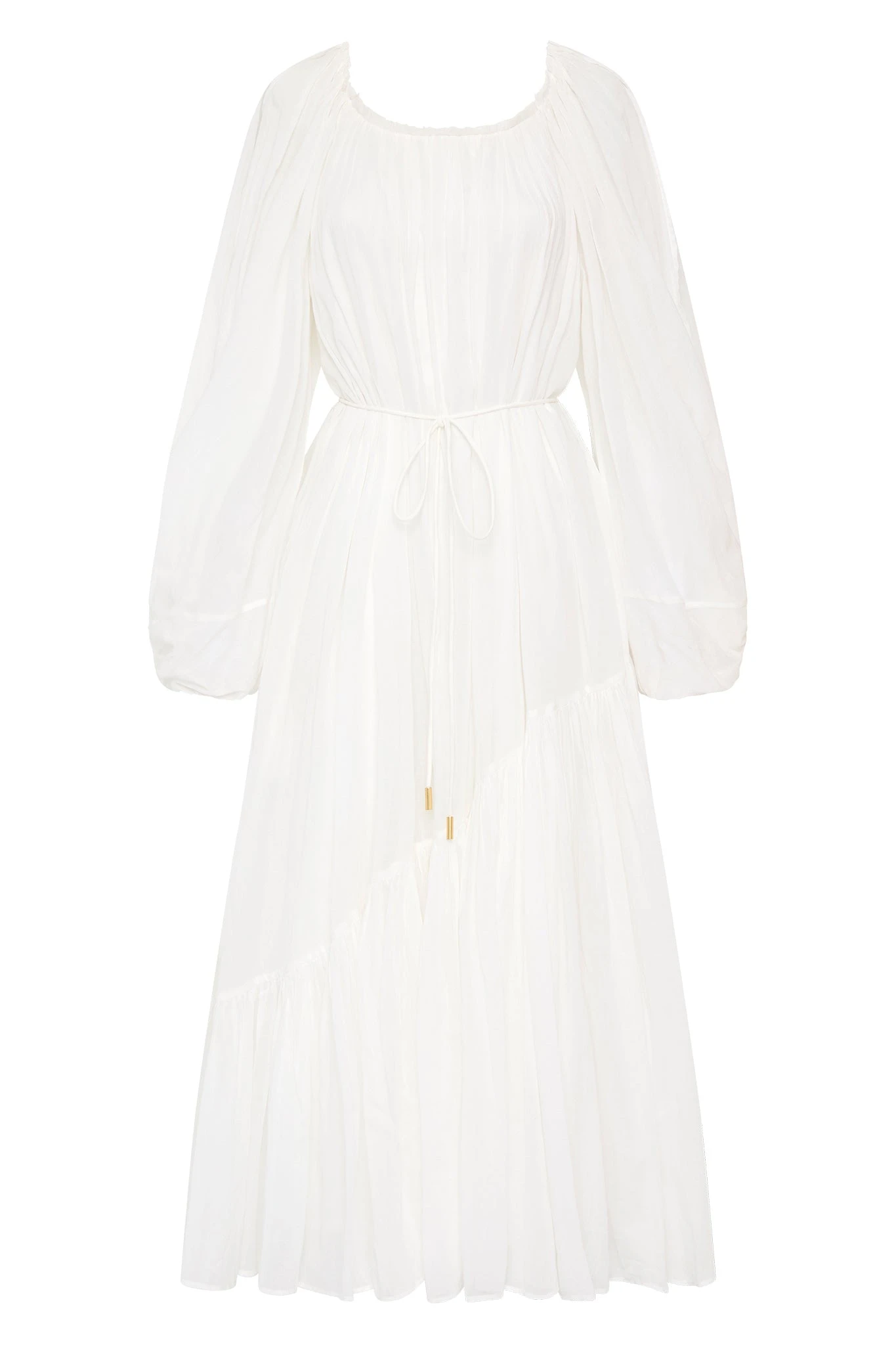Aje-Avani-Smock-Midi-Dress Aje Ivory dress