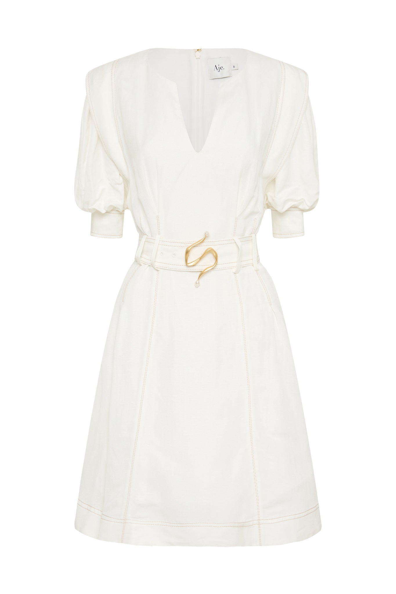 Aje Beacon Structured Mini Dress