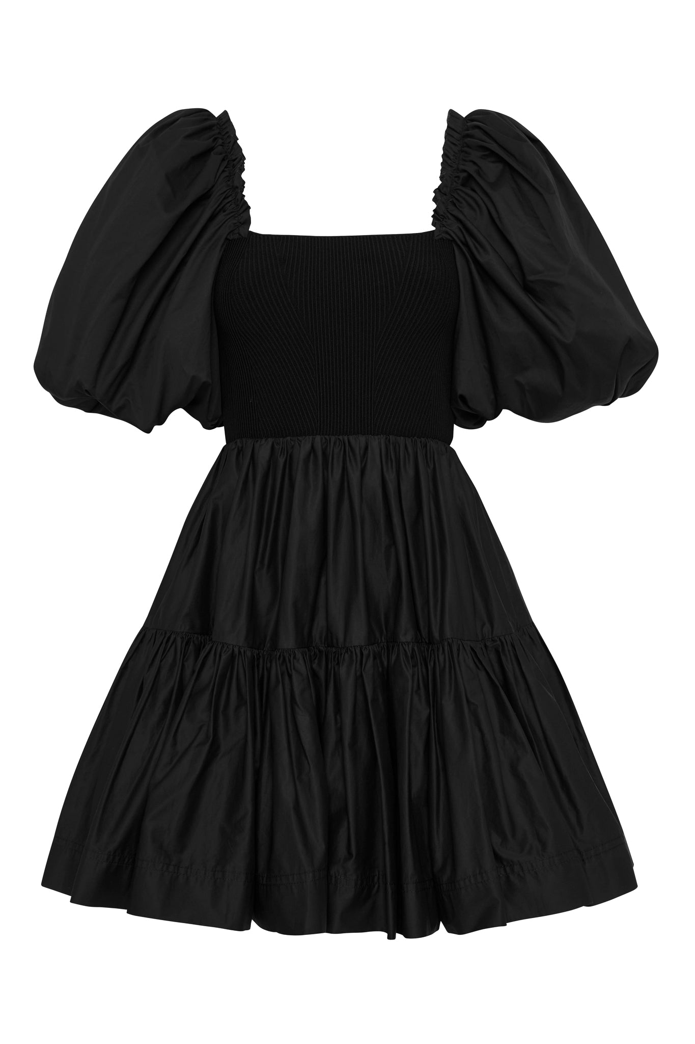 Aje Casa Puff Sleeve Mini Dress