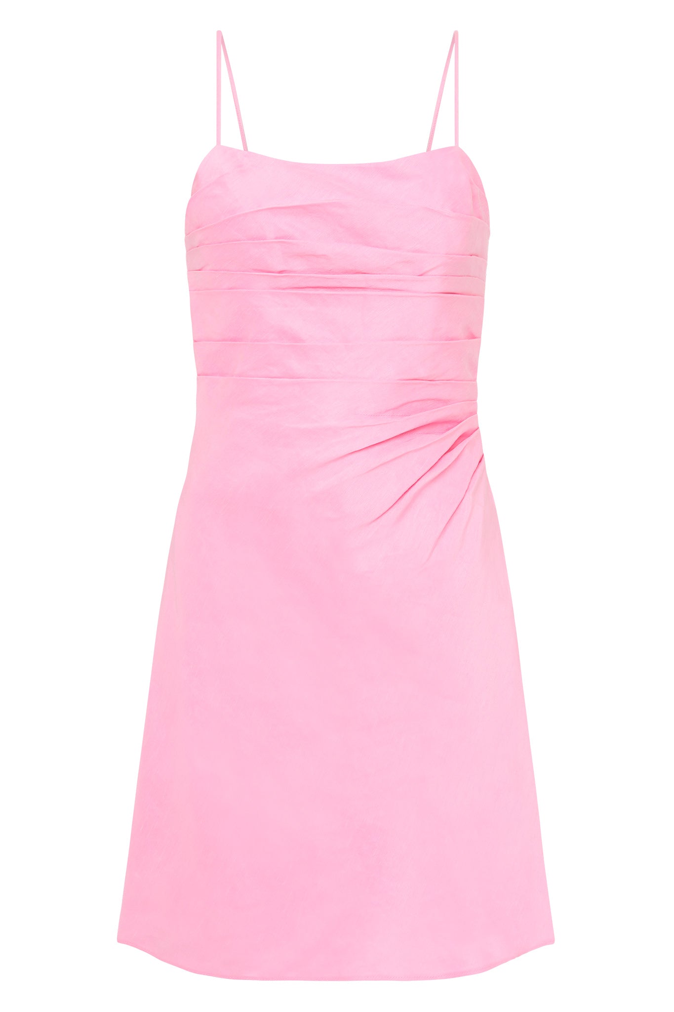 Aje Clarice Draped Mini Slip Dress