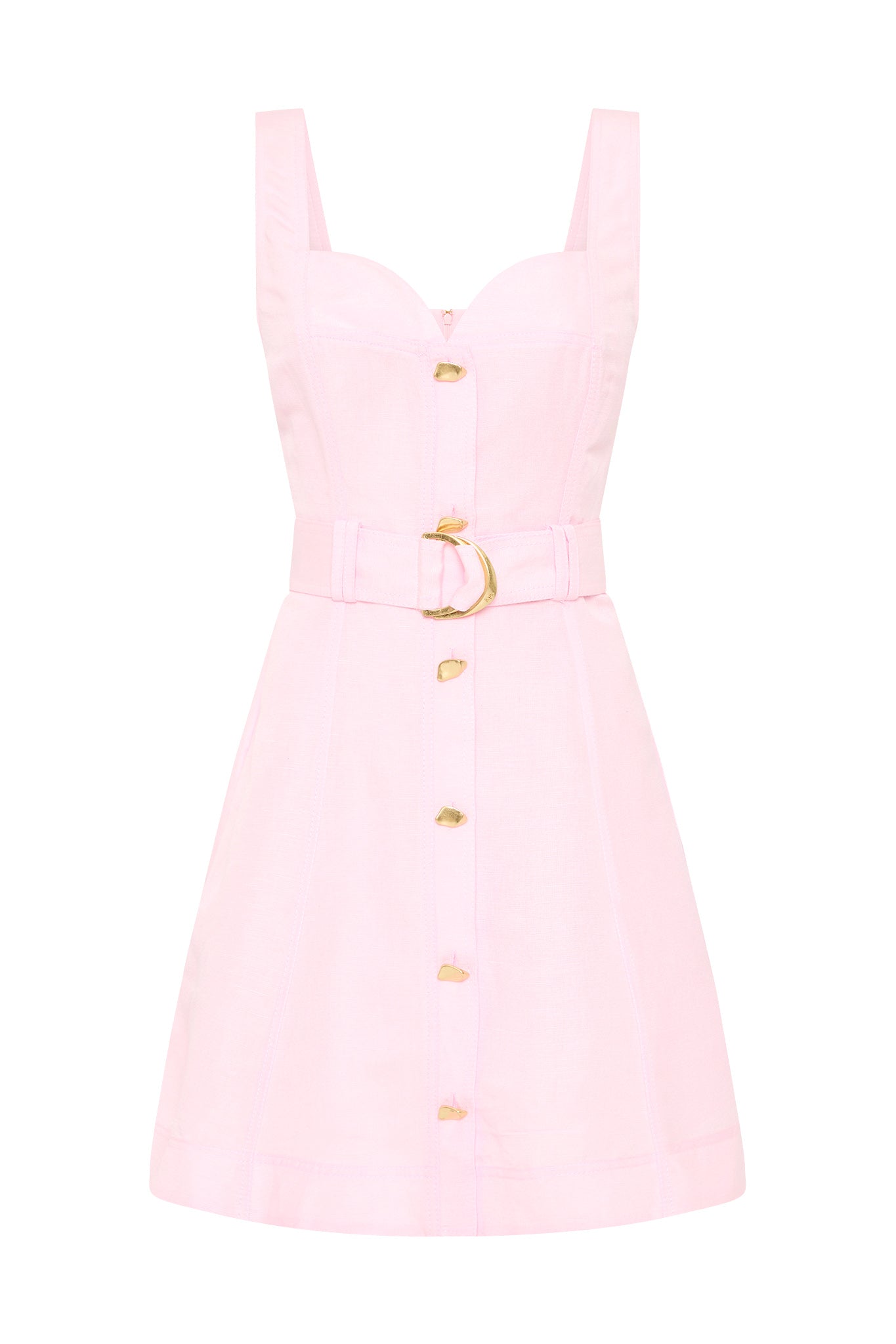 Aje Clay Belted Mini Dress