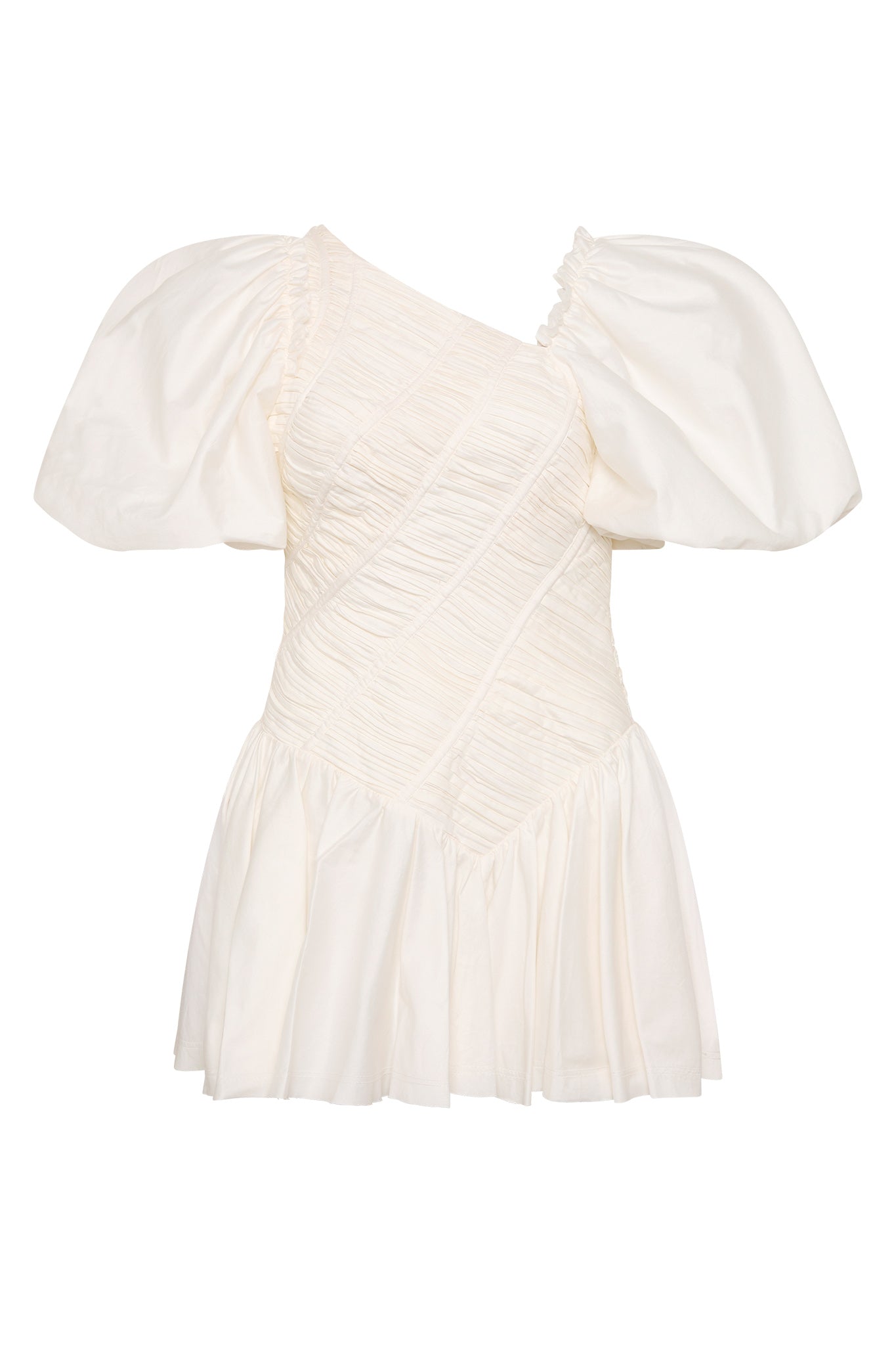 Aje Dawn Drawstring Mini Dress