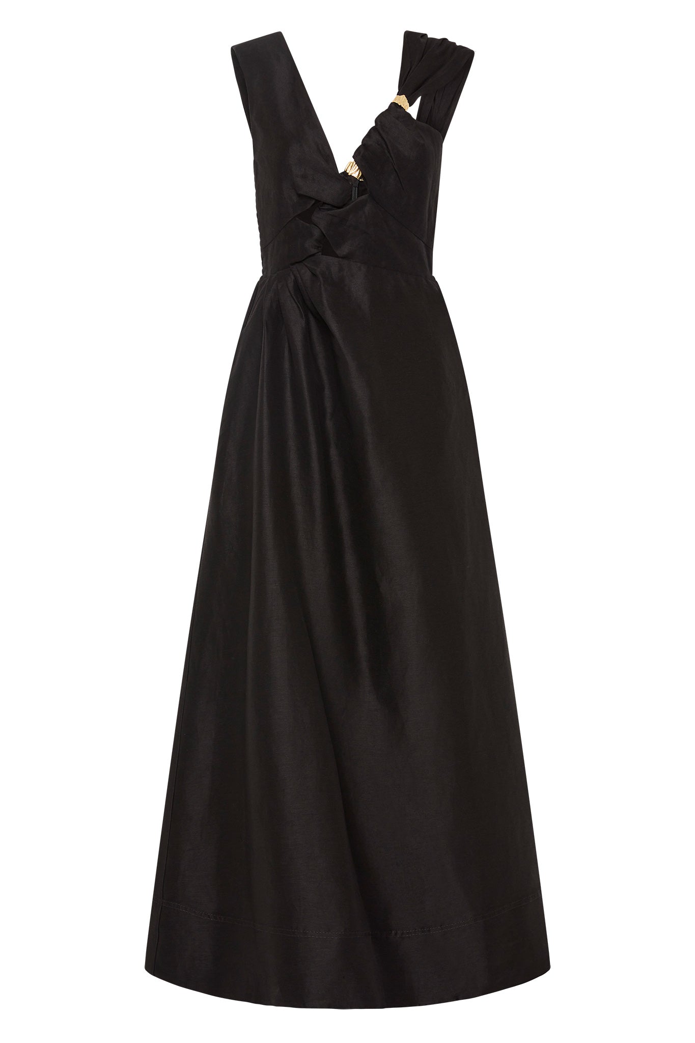 Aje Electra Scrunch Midi Dress