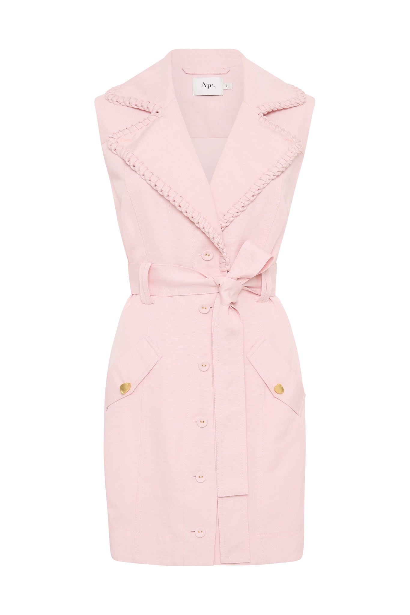 Aje Encompass Utility Mini Dress