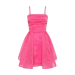 Aje-Evangeline-Cornelli-Mini-Dress Aje Pink dress
