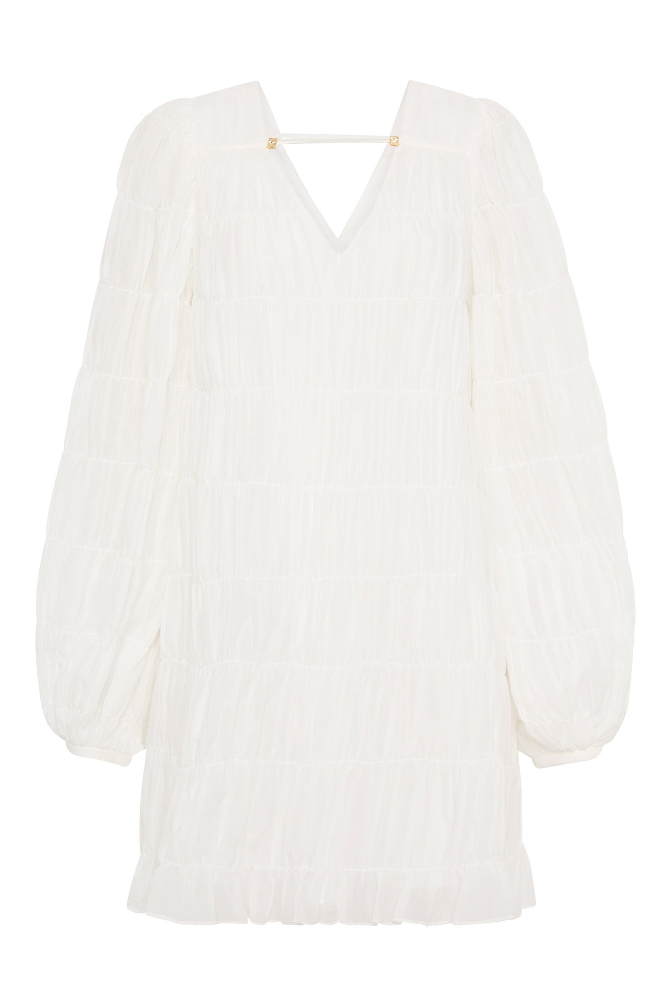 Aje Evelina Ruched Mini Dress