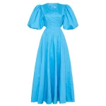 Aje-Fallingwater-Cut-Out-Midi-Dress Aje Blue dress