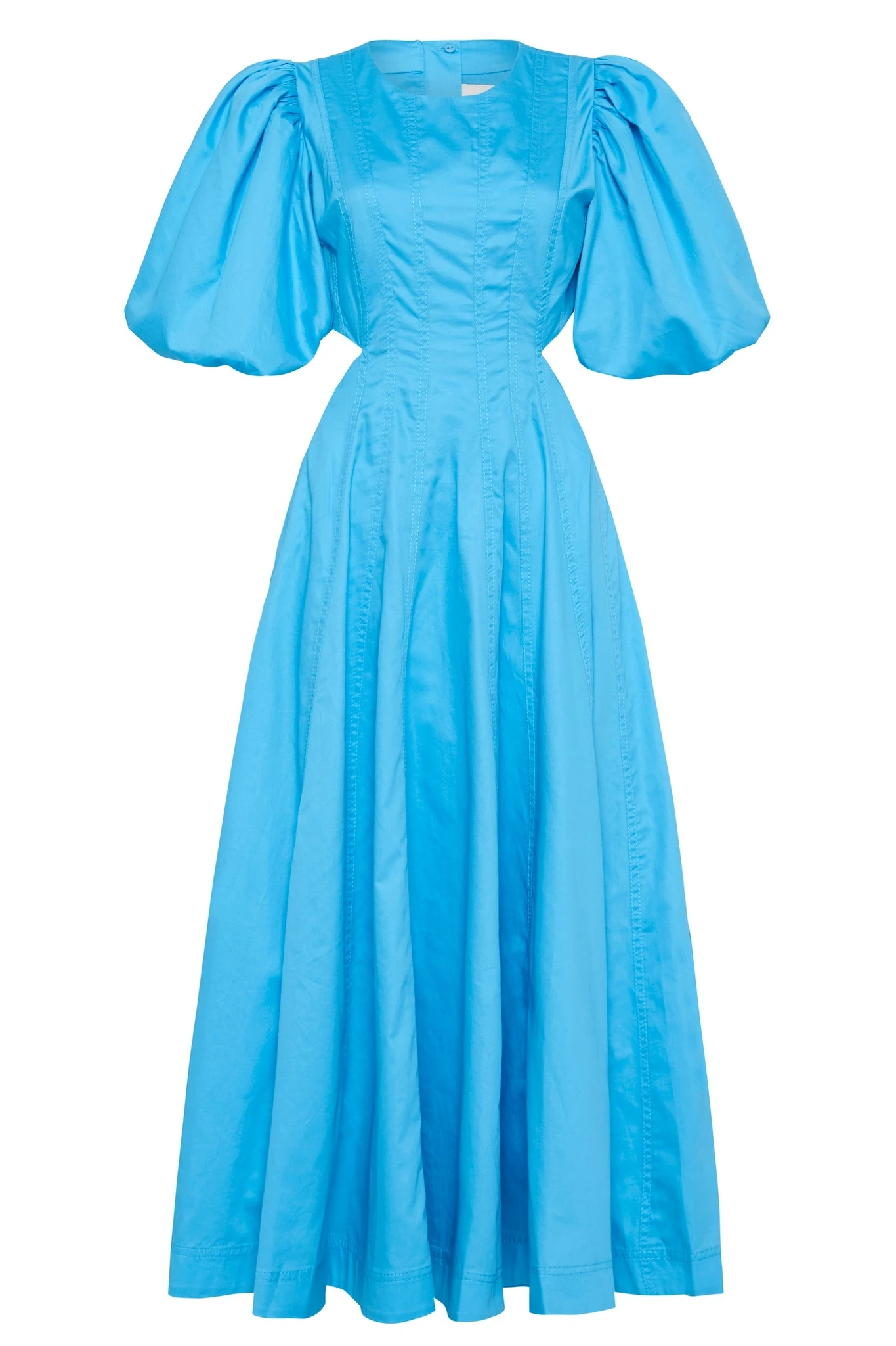 Aje-Fallingwater-Cut-Out-Midi-Dress Aje Blue dress