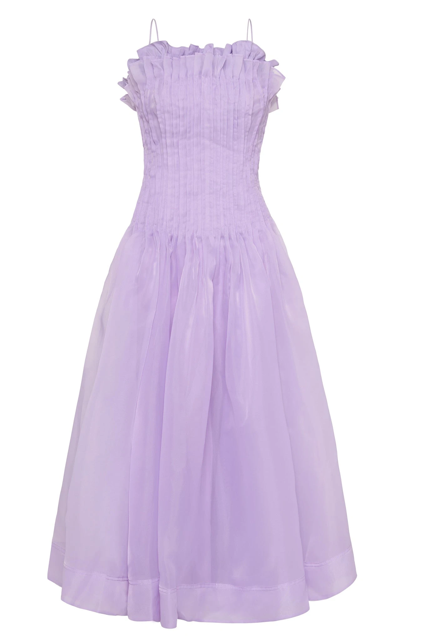 Aje-Horizon-Pintucked-Midi-Dress Aje Purple dress