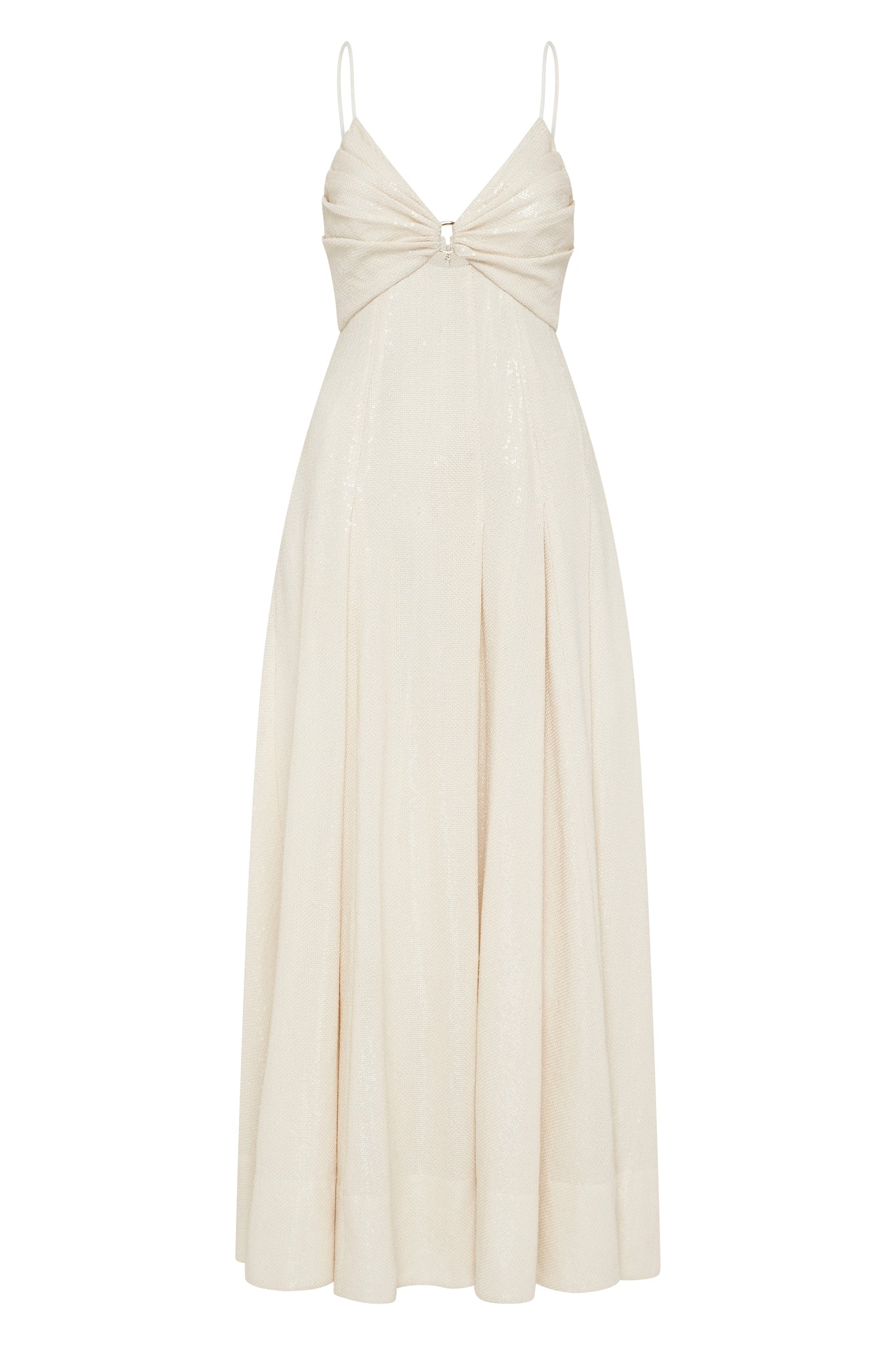 Aje Idyllic Strappy Sequin Midi Dress
