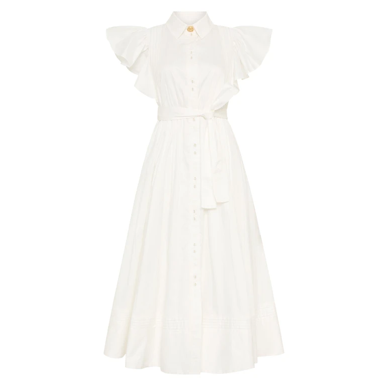 Aje Ivory dress