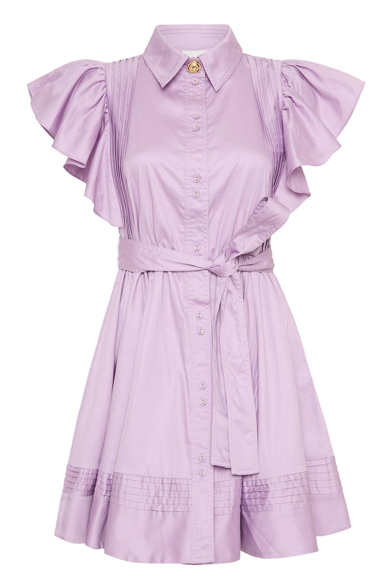 Aje Kindred Frill Mini Dress