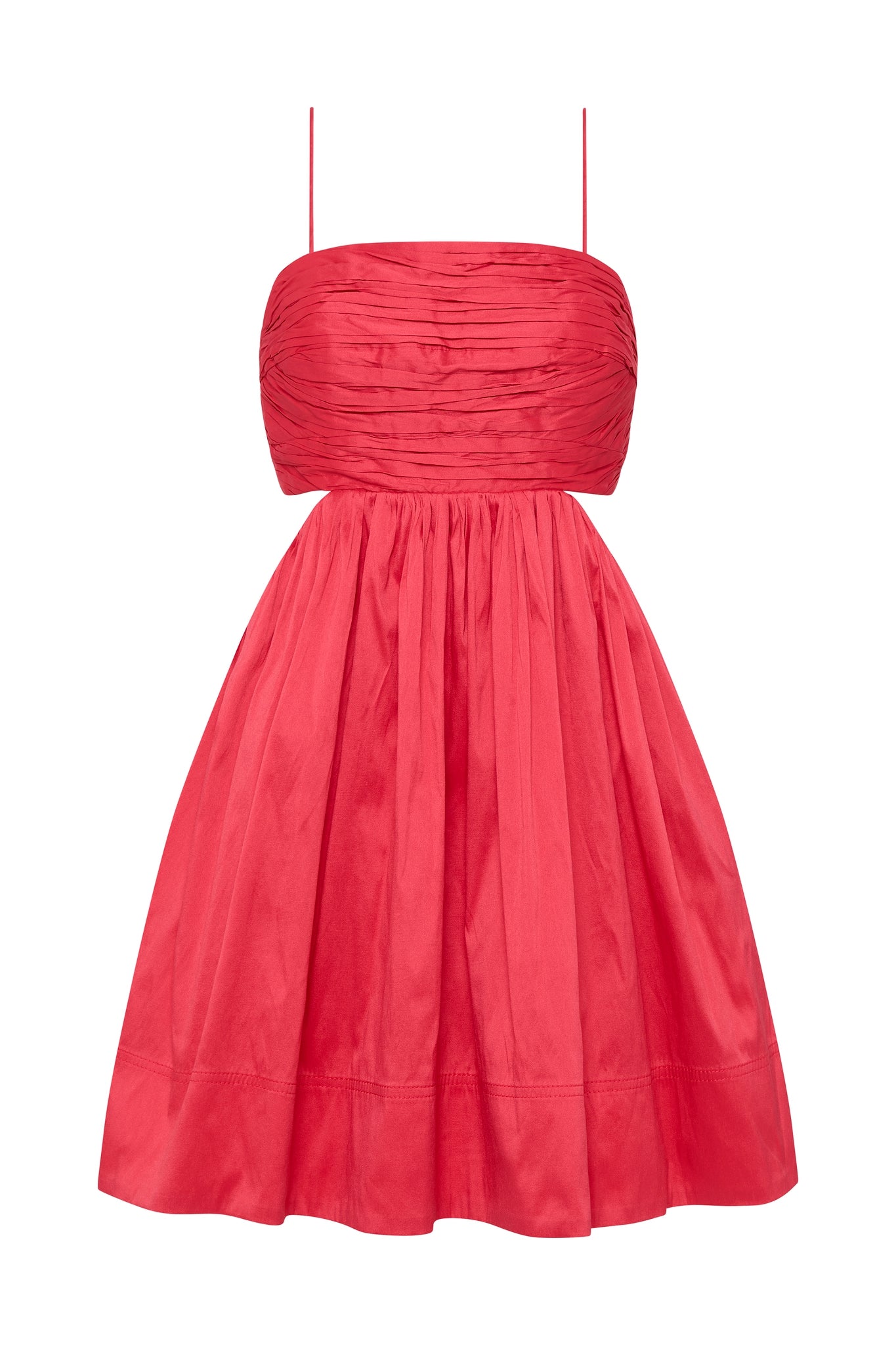 Aje Liza Ruched Baby Doll Dress