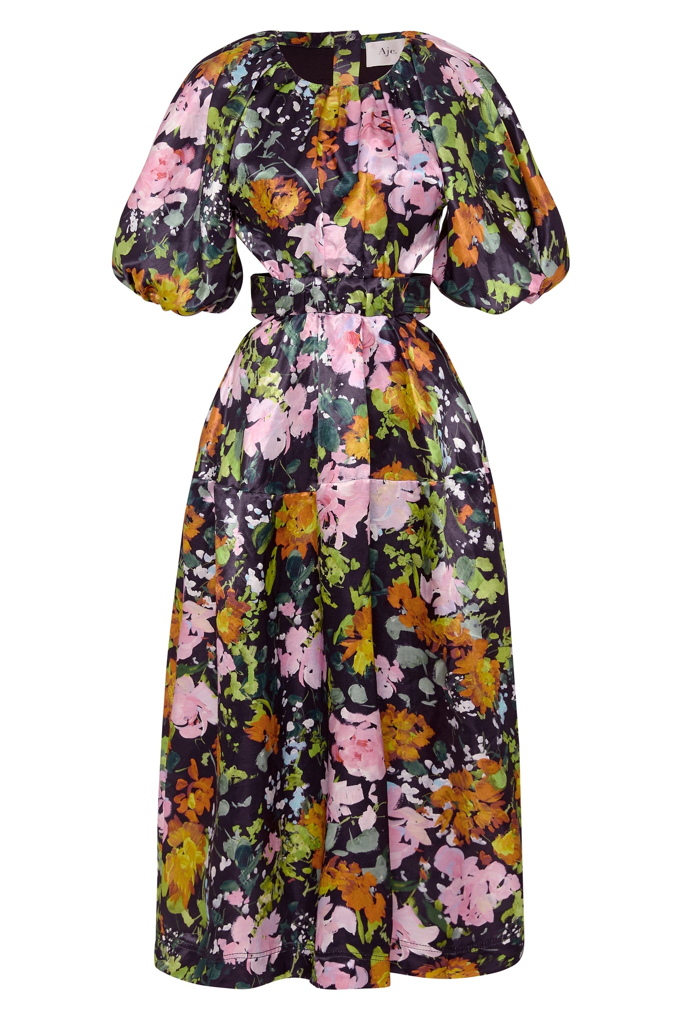 Aje Mimosa Cutout Midi Dress