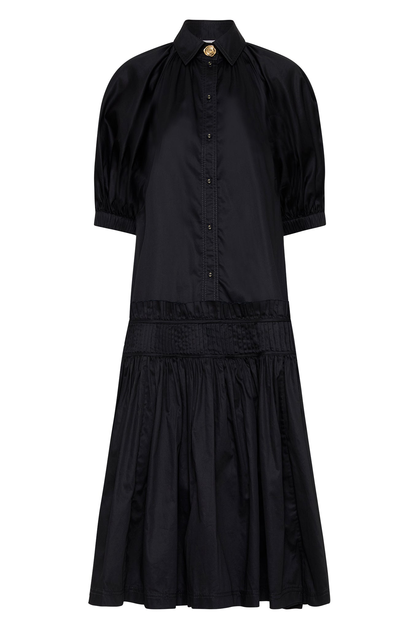Aje Novella Midi Smock Dress