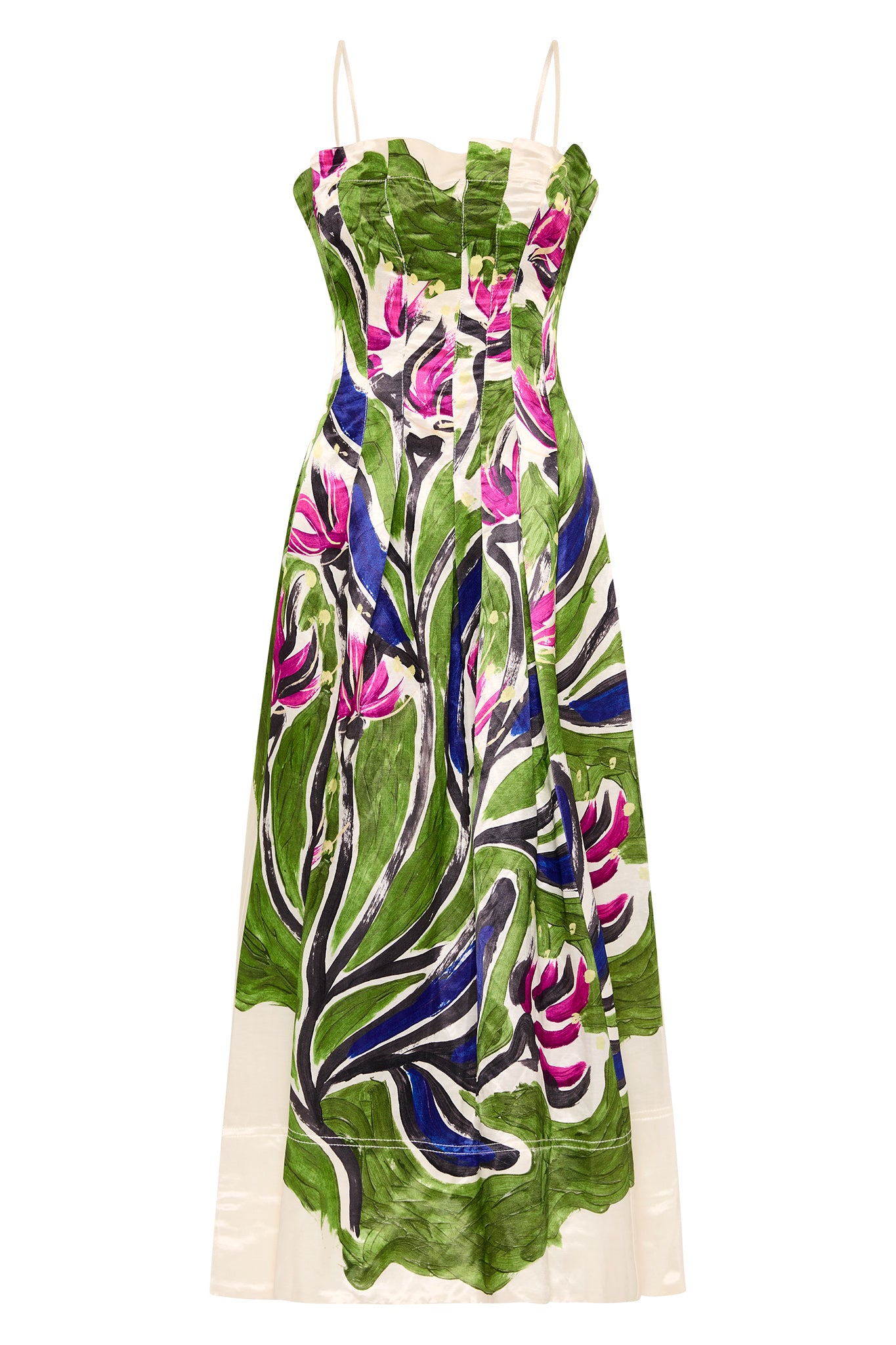 Aje Paradiso Cinched Midi Dress