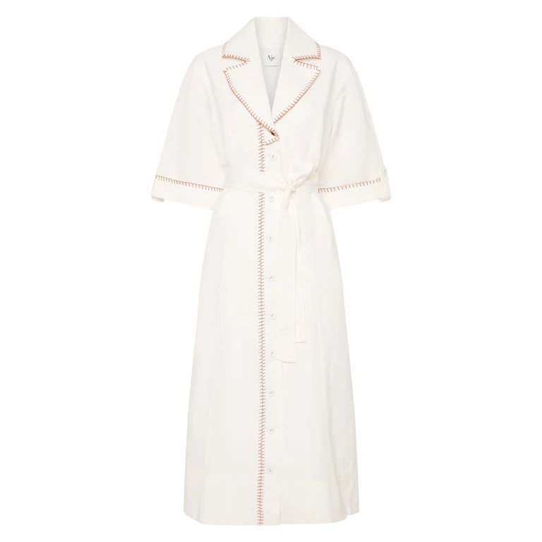 Aje Ivory dress