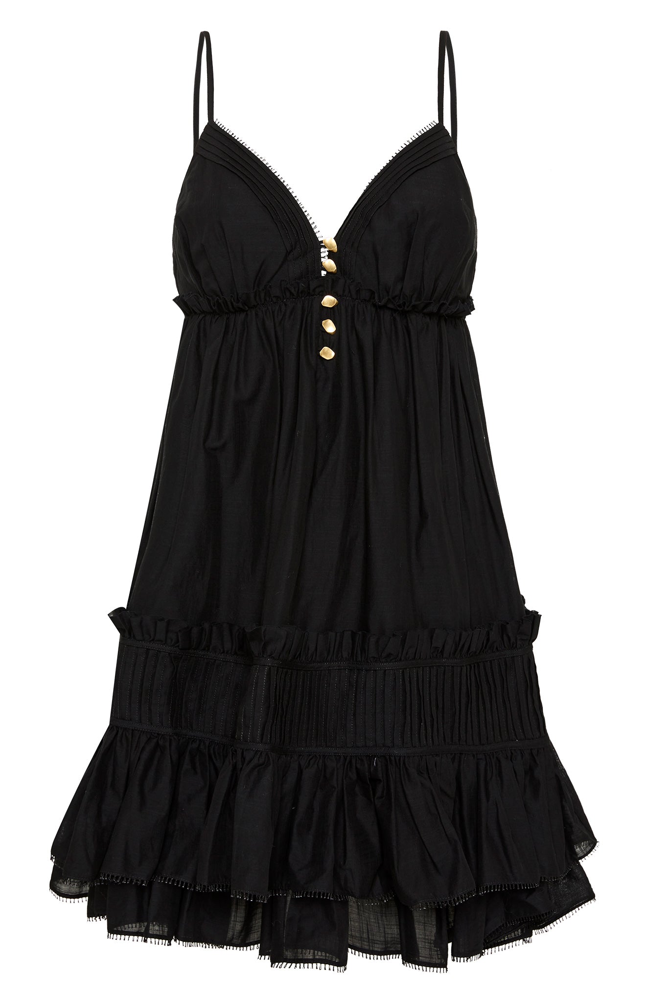 Aje Talia Flounce Mini Dress