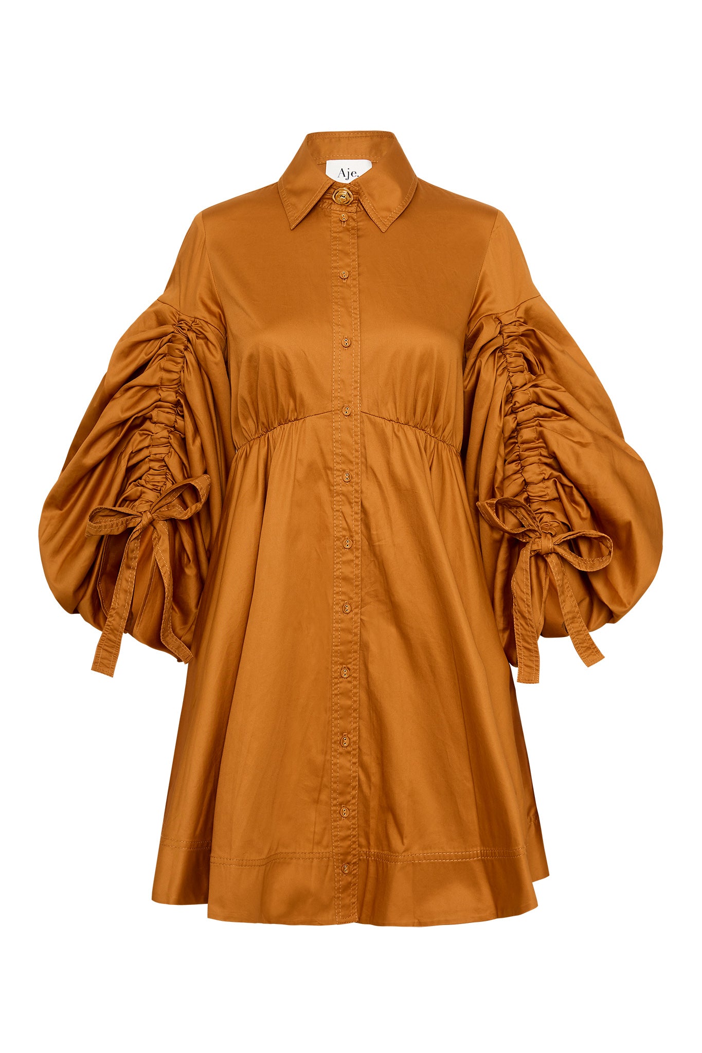 Aje Utopia Drawstring Mini Dress